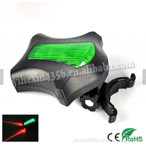 Outdoor Sport Bicycle Bike Led Laser Beam Rear Tail Light Safety Light